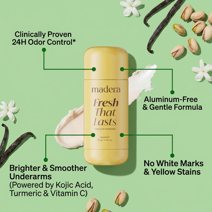Madera Vanilla - Kojic Acid & Turmeric Deodorant